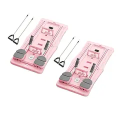 GENERICO - Tabla Fitness Multifuncional 6 en 1 Rosa 980g 2 und