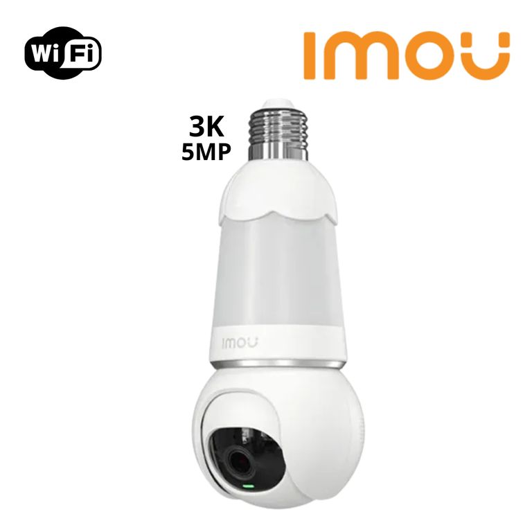 Camara seguridad Foco Bulb Cam 5MP-3K Wifi 360°