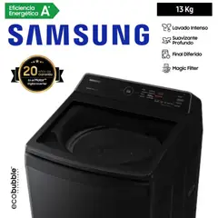 SAMSUNG - LAVADORA 13KG COLOR NEGRO MOD WA13CG5441BVPE