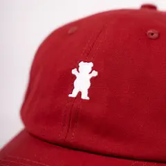 GRIZZLY GRIPTAPE - GORRA CAPS OG BEAR MINI BURGUNDY WHITE