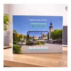 OEM - Pack 2 Cámaras De Seguridad Pulpo WiFi Exterior 3 Lentes 3K Con Visión Nocturna 360°