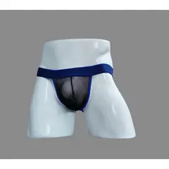 GENER - HILO DENTAL Caballero Micromalla Transparente Negro Azul Talla M  DEALCOBA