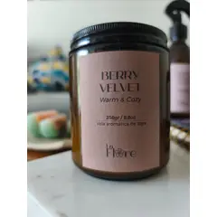 GENERICO - Vela de Soya Aromática "BERRY VELVET" - 250gr