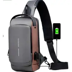 GENERICO - Mochila Antirrobo - Pechera Morral con Clave Impermeable