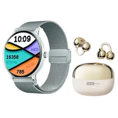 LENOVO - Audifonos LE06 Bluetooth y Fit Pro reloj inteligente