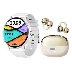 LENOVO - Audifonos LE06 Bluetooth y Fit Pro reloj inteligente