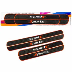 JET - Protector De Pisadera ZPORTS Universal Negro 4Pcs