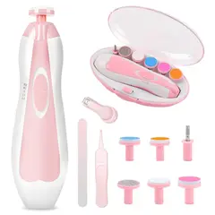BABY BASICS - Pulidor de Uñas para Bebés Eléctrico -Rosado