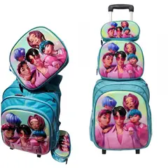 GENERICO - MOCHILA 3 PCS BASE DE RUEDAS