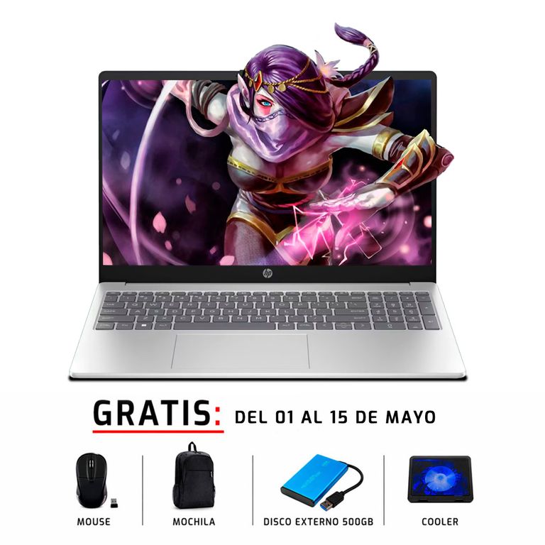 Laptop 15 FC0256LA 15,6” AMD Ryzen 5 7520U 16GBLPDDR5 500GB GRIS