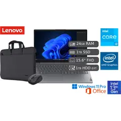 LENOVO - LAPTOP NUEVA I3 13VA 24GB 1TB SSD + 1TB HDD EXTERNO