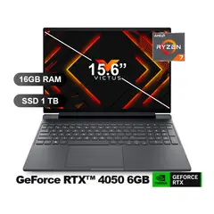 HP - Laptop VICTUS GAMING 15-FB3013LA R7-8845HS, 16GB RAM, 1TB SSD, RXT4050-6GB, SIN WINDOWS, 15.6 BF9V4LA