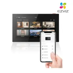 Ezviz - Monitor Tactil Smart 7″ EZVIZ, Wi-Fi 2.4Ghz Para Camaras