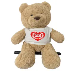 GENERICO - Oso de Peluche Gigante 60cm Antialérgico Personalizado Día de la Madre Regalo diseño Mamá-8