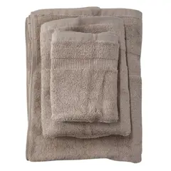 MAGE DISTRIBUTION - Set de 3 Toallas de Algodón 550gr. Beige