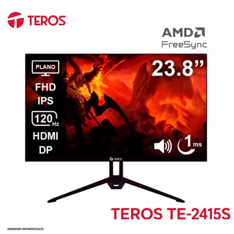 Monitor Plano TE-2415S 23.8” IPS Full HD 120 Hz