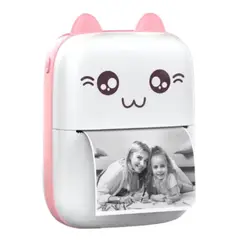 GENERICO - Impresora Térmica Portátil Mini Bluetooth 58mm Sin Tinta Android iOS Rosa