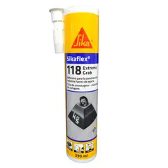 SIKA - Adhesivo Elástico de Alto Agarre Inicial Sikaflex®-118 Extreme Grab x 290 ml