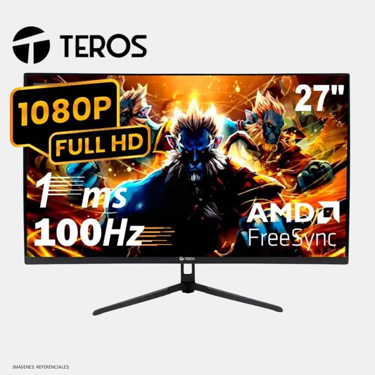 Monitor Curvo TE-2732S de 27” Full HD 100 Hz 1 ms