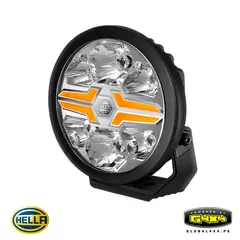 HELLA - Faro Led Redondo 9′ 18w 1550lm Luz Blanca y DRL con ramal
