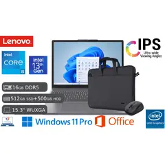 LENOVO - Laptop Nueva Core I5 13va Gen 16GB RAM 512 SSD 500GB HDD Externo.