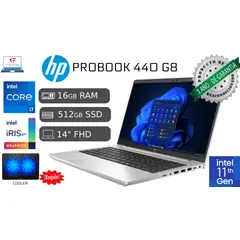 HP - Laptop ProBook 440 G8 i7 11va 16GB RAM 512GB SSD Reacondicionada Garantía 1 año + COOLER