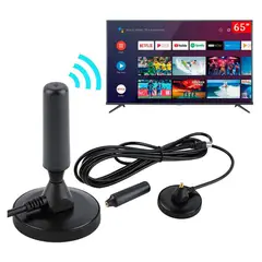 GENERICO - Antena TV HD para TV LCD SMART TV Con Señal Digital Decodificadores