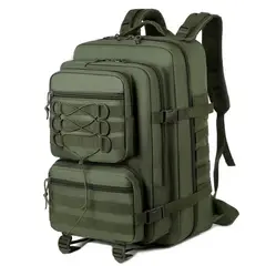 GENERICO - Mochila Militar Tactica Grande 50l Reforzada Viaje Trekking Outdoor Bolso Deportivo Hombre Ejercito