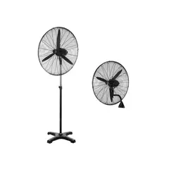 DIORE - Combo por 10 Unidades Ventilador Industrial 30 pulgadas Aspas de Metal 2 en 1 Piso Pared 220W