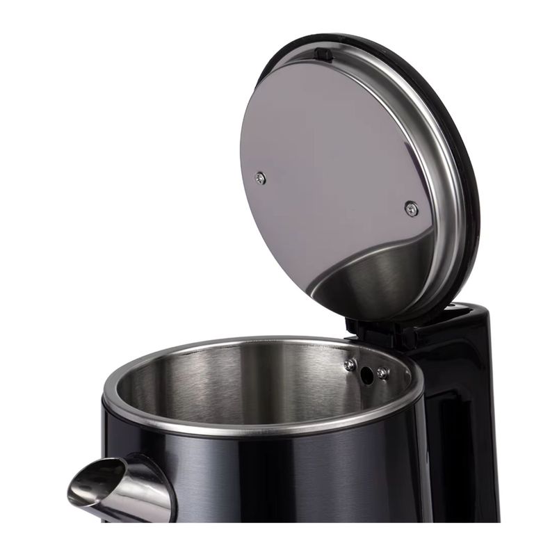 Hervidor de Agua Eléctrico 1.7L Negro Diseño Portátil 1500W