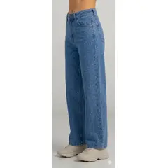 GENERICO - PANTALON JEAN WIDE LEG PARA MUJER