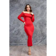 ARMA TU LOOK - VESTIDO VALENTINA LARGO OFF SHOULDERS MANGA LARGA