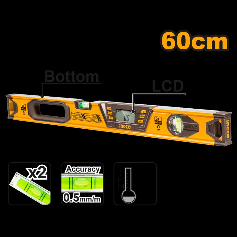 Nivel Digital Magnetico de 60cm HSL08060D