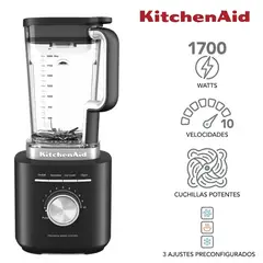 KITCHENAID - Licuadora 1700 Watts Vaso 2 Litros 03 programas preestablecidos