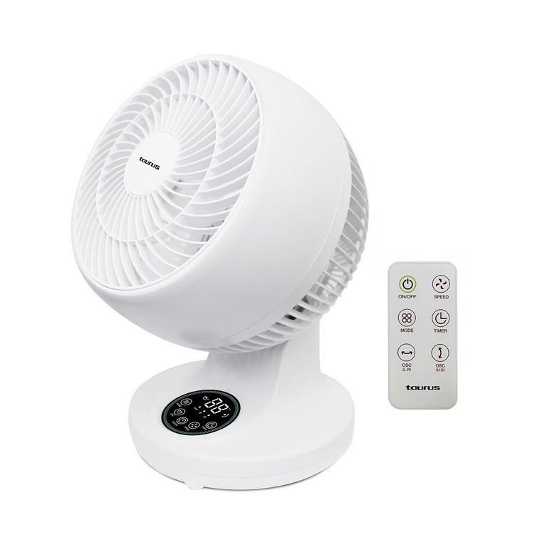 Ventilador y reciculador de aire turbo