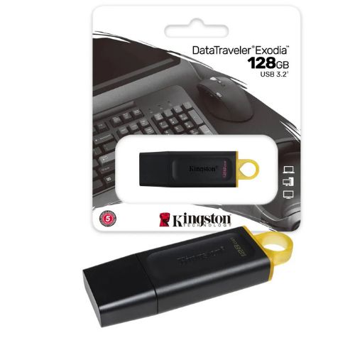 Memoria USB 128GB DataTraveler Exodia USB 3.2 Gen 1