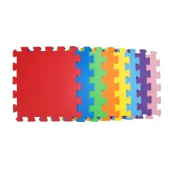 HOME DESING - Tapete Goma Eva de Colores 60x60cm - 6unds