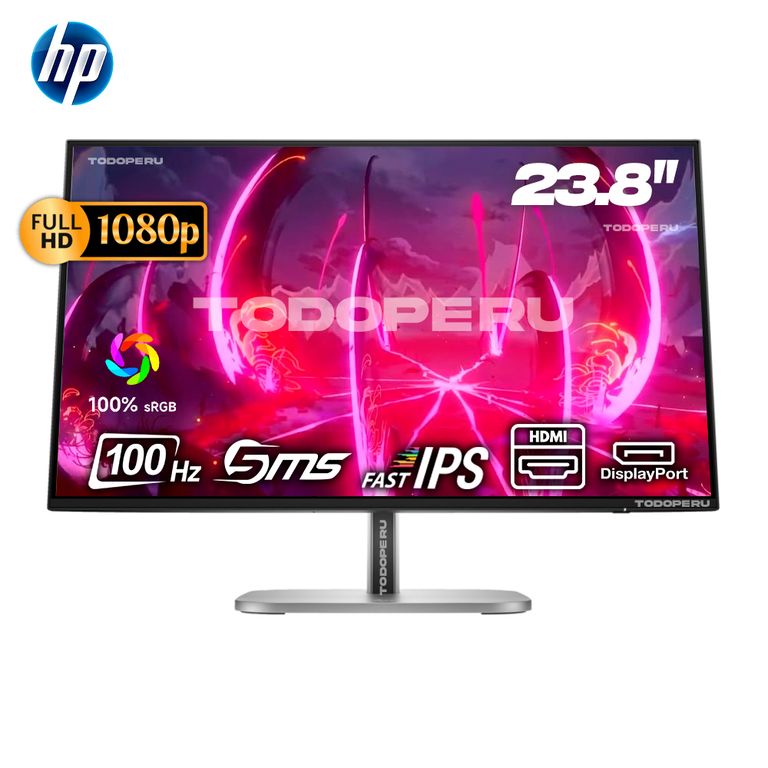Monitor Plano Serie 5 Pro 524pf 23.8" WLED/FHD/IPS/Antirreflectante/HDMI/DP/USB-A/USB-B