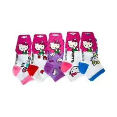 SANRIO - Pack 5 Medias HELLO KITTY Talla 28 a 32