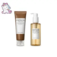 GENERICO - SKIN1004 - Set de Aceite Limpiador y Espuma Limpiadora Madagascar Centella Double Cleansing Duo Set
