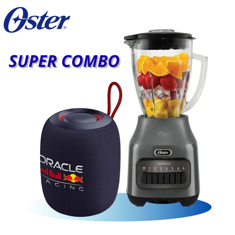 Licuadora 1.5L con 6 Velocidades + Parlante RED BULL SK460