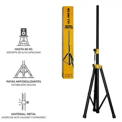 ALL SOUND - Pedestal para Parlante SC-M5A de Metal Resistente Hasta 60kg Amarillo