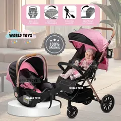 Baby - Coche Maleta de Paseo «KIBO PLUS» Edición Exclusiva Pink