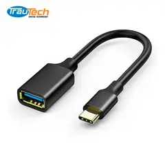 TRAUTECH - Cable Adaptador OTG USB Tipo-C a USB 3.0 5Gbps