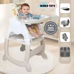 BABY - Silla de Comer de Lujo «FIRST KITTY» Edición Exclusiva Beige