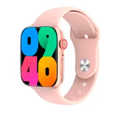 GENERICO - Smartwatch Bluetooth H26 Pro Max con Pantalla Amoled Rosado