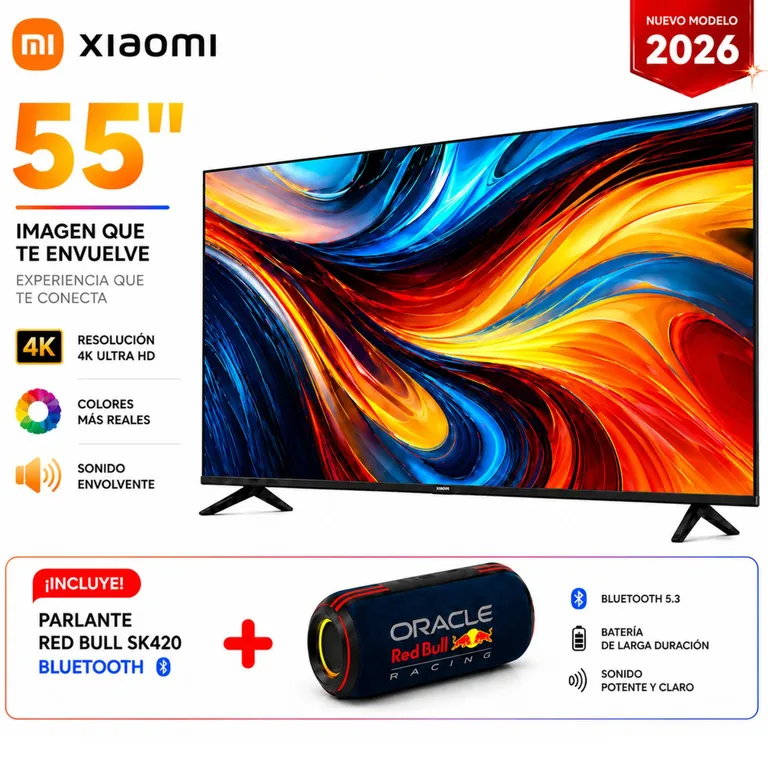 Televisor 55 UHD 4K 2026 + Parlante
