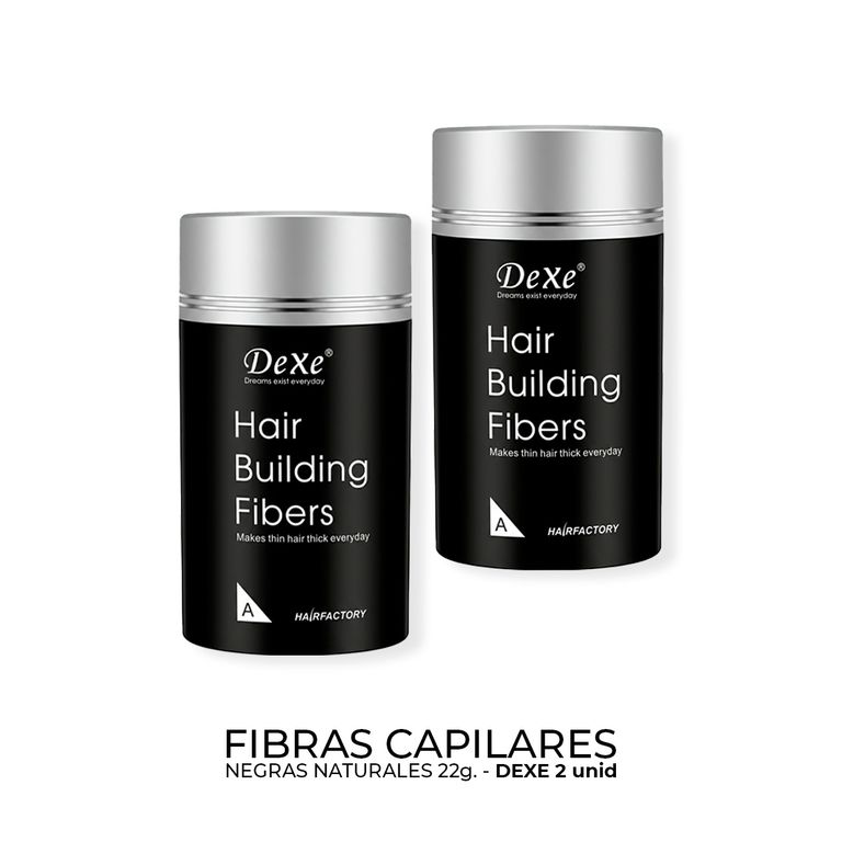 FIBRA CAPILAR DEXE COLOR NEGRO 2 UND