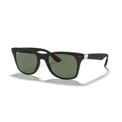 RAY BAN - Lentes de sol Ray-Ban RB4195M Scuderia Ferrari Negro MateVerde 52 mm RB4195M F60271 52-20