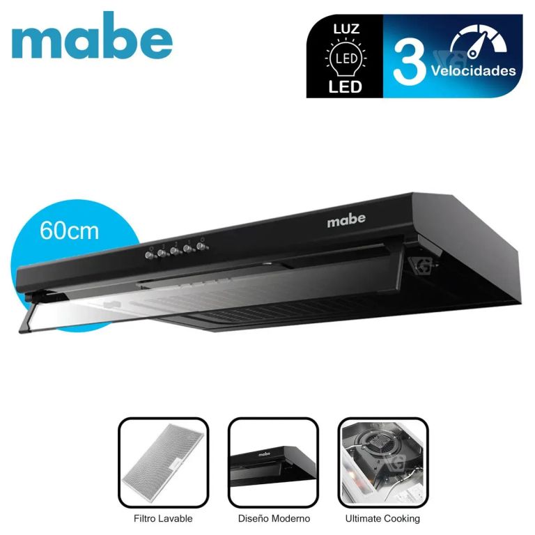 Campana Extractora CMU6020PB0 60cm Negro